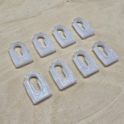 84-92 Brougham Middle Belt Trim Strip Clips Retainer Door Body Side (8)