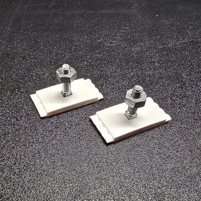 90-92 Brougham Opera Light Frame Clips For Chrome Trim Pair