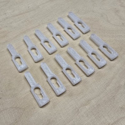 70s-90s Brougham Fleetwood DeVille Hood Spear Trim Retainer Clips (12)