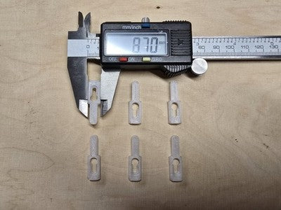 70s-90s Brougham Fleetwood DeVille Hood Spear Trim Retainer Clips (12)