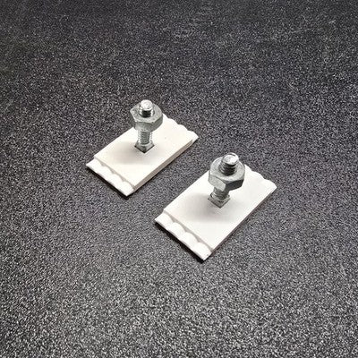 90-92 Brougham Opera Light Frame Clips For Chrome Trim Pair