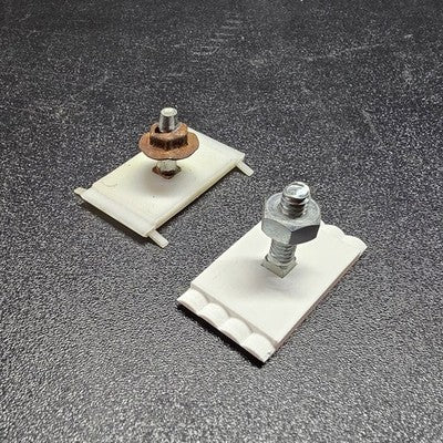 90-92 Brougham Opera Light Frame Clips For Chrome Trim Pair