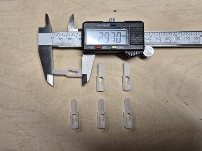 70s-90s Brougham Fleetwood DeVille Hood Spear Trim Retainer Clips (12)