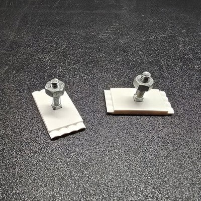 90-92 Brougham Opera Light Frame Clips For Chrome Trim Pair