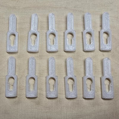 70s-90s Brougham Fleetwood DeVille Hood Spear Trim Retainer Clips (12)