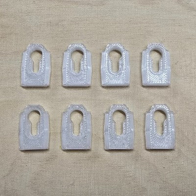 84-92 Brougham Middle Belt Trim Strip Clips Retainer Door Body Side (8)