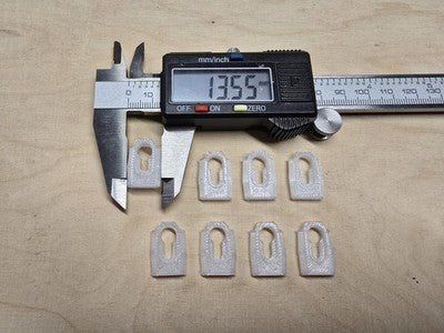 84-92 Brougham Middle Belt Trim Strip Clips Retainer Door Body Side (8)