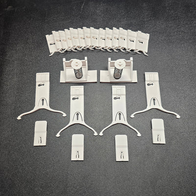 90-92 Brougham Rocker Chrome Clips FULL KIT for Stainless Steel