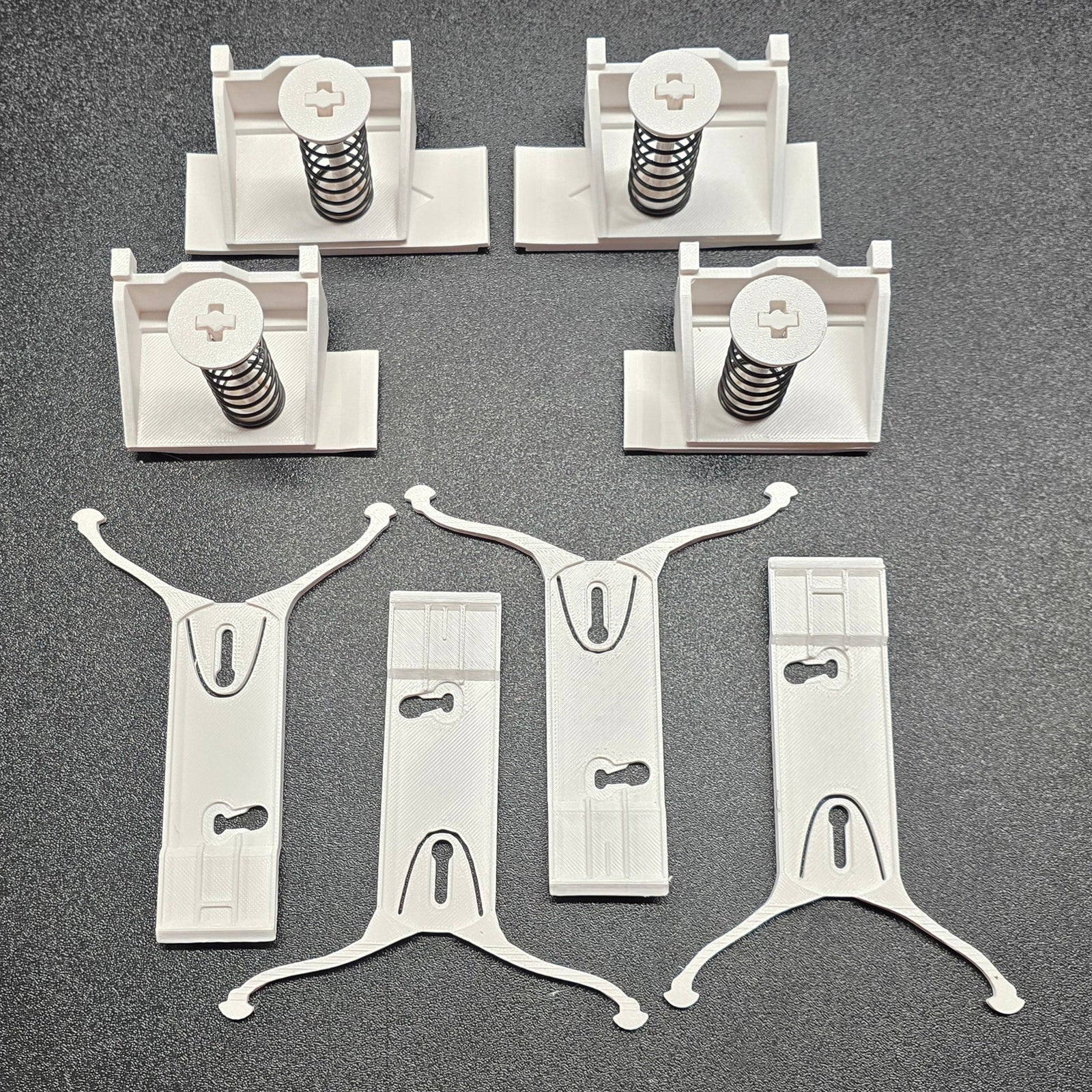 90-92 Brougham Rear Quarter Panel Rocker Molding Cladding Chrome Stainless Steel Clip Kit