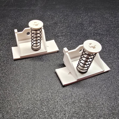 90-92 Brougham Rear Quarter Panel Rocker Molding Cladding Chrome Stainless Steel Clip Kit