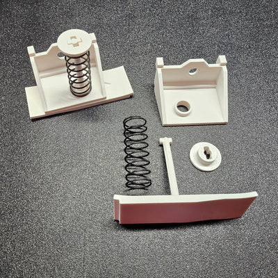 90-92 Brougham Rear Quarter Panel Rocker Molding Cladding Chrome Stainless Steel Clip Kit