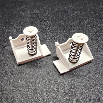 90-92 Brougham Rear Quarter Panel Rocker Molding Cladding Chrome Stainless Steel Clip Kit