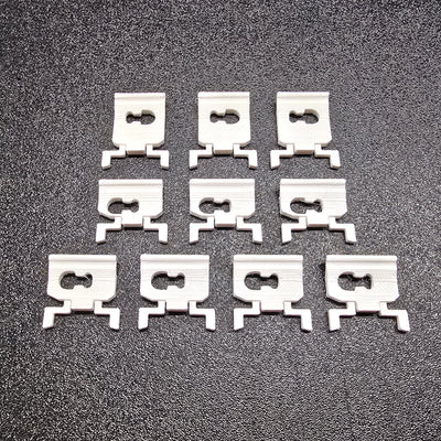 90-92 Brougham RWD Door Window Frame Chrome Molding Trim Clips 10pc SET