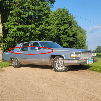 84-92 Brougham Middle Belt Trim Strip Clips Retainer Door Body Side (8)