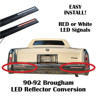 90-96 Brougham + Fleetwood Brougham LED CONVERSION Rear Impact Reflector Signal