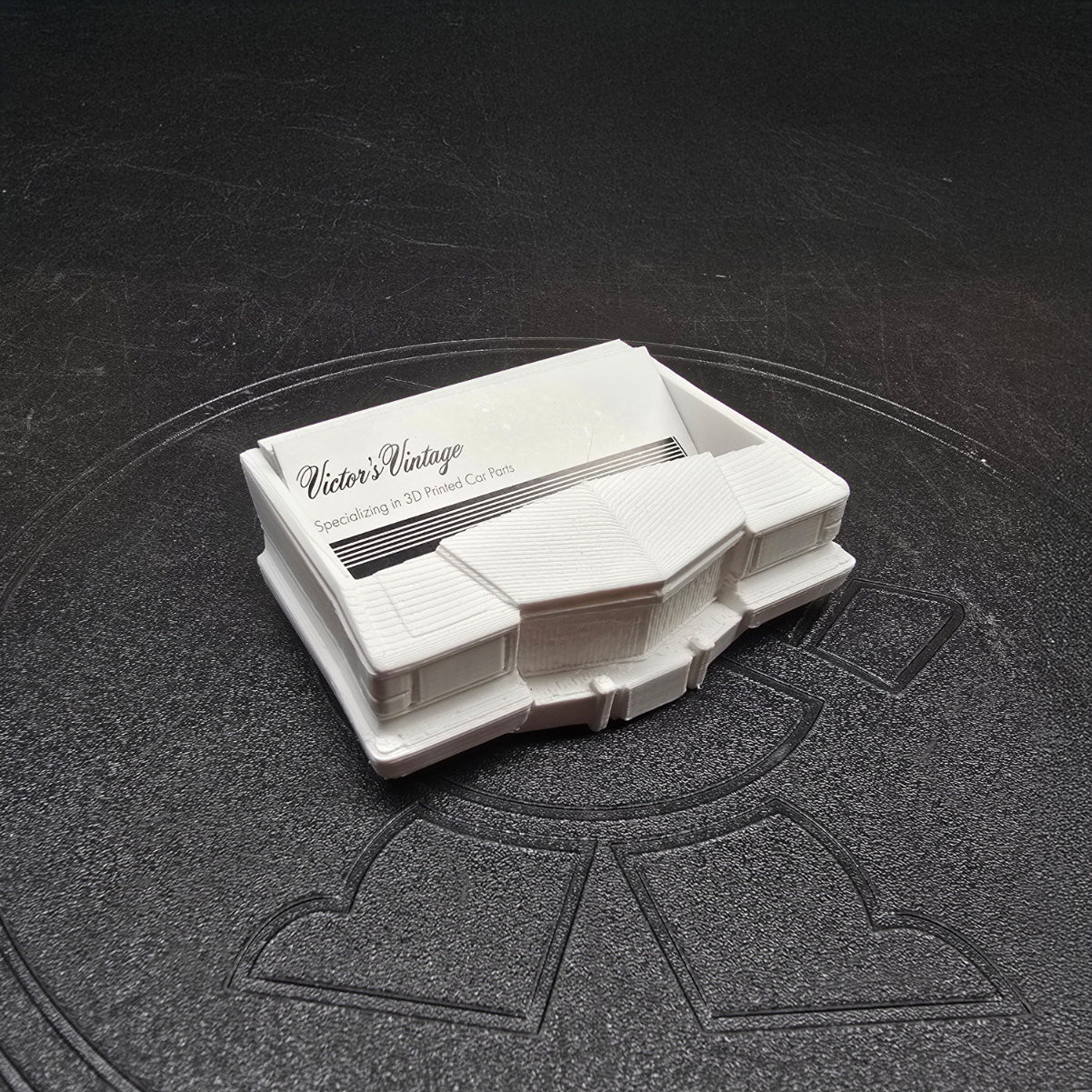 Brougham Business Card Holder Euro Style Front Clip Parts Organizer