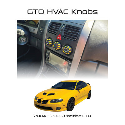 04-06 Pontiac GTO HVAC Knobs (3pc Set)