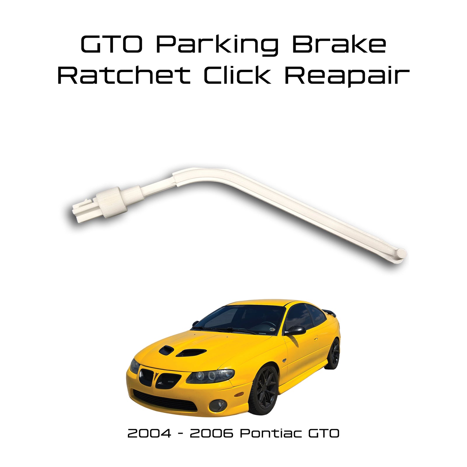 04-06 Pontiac GTO Parking Emergency E Brake Mechanism Fix Plastic Lever