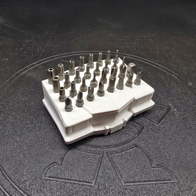 Brougham Hex Bit Holder Organizer Euro Style Front Clip 32 Spot