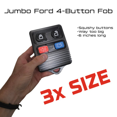 Jumbo Ford 4 Button Key Fob