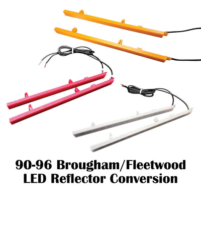 90-96 Brougham + Fleetwood Brougham LED CONVERSION Rear Impact Reflector Signal