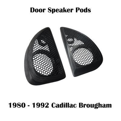 Cadillac Brougham Door Speaker Pods Fits 5.25” Speaker and 2.5” Tweeter