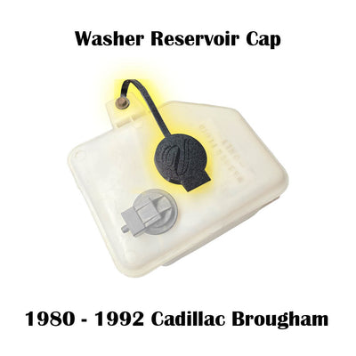 Cap For 1980-1992 Cadillac Brougham Washer Fluid Reservoir For #1617533 (LID ONLY)