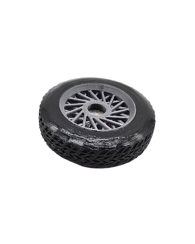 CUSTOM Wheel Miniature Car Tire Keychain | with Squishy Rubber Mini Realistic Tire | Automotive Enthusiast Gift Charm Ornament