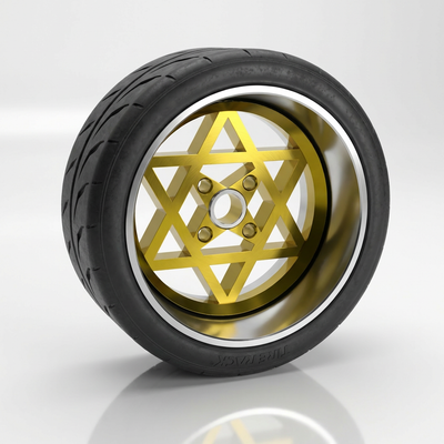 YAHU Wheel WW3 Edition Keychain