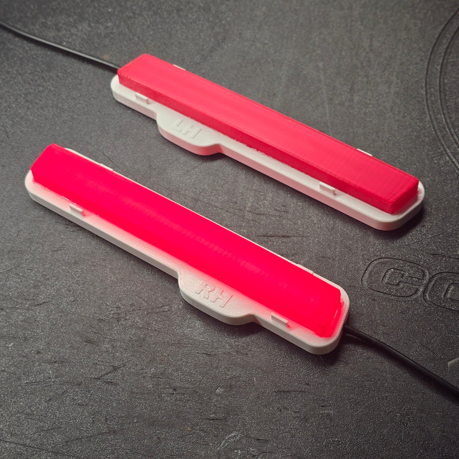 80-92 Cadillac LED Rear Side Marker Bumper Lights Lenses Pair NEW for Brougham, DeVille and Fleetwood