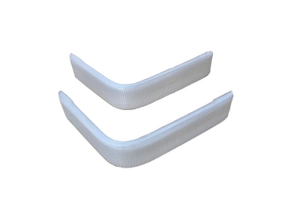 90-92 Brougham CLEAR Corner Marker Euro Turn Signal Light Lenses PAIR